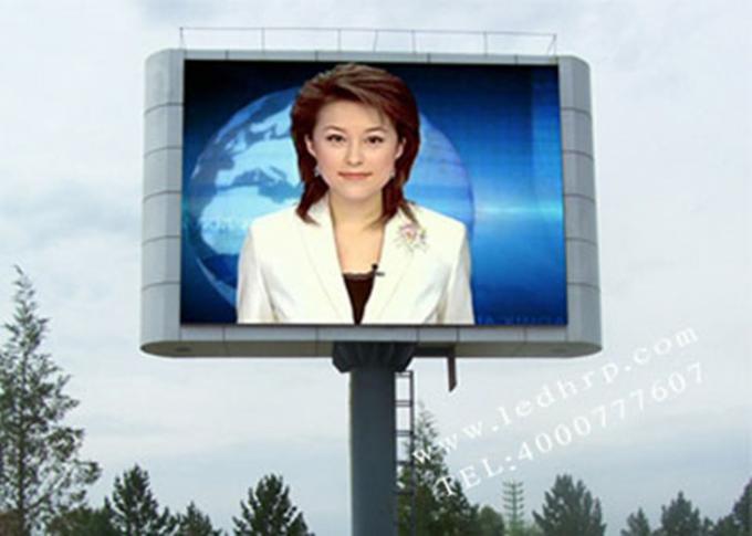 P8 LED Wall Screen Display Outdoor , Waterproof LED Screen Billboard 15625 Pixel/sqm