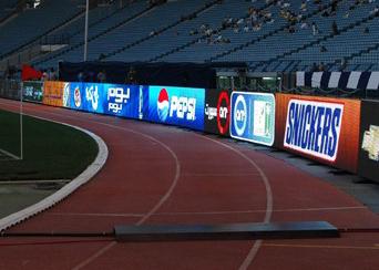 P16 LED Stadium Advertising Boards Football , LED Stadium Display DIP346