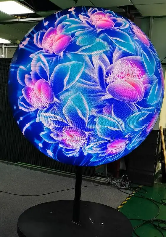 Creative LED display with custom shape design