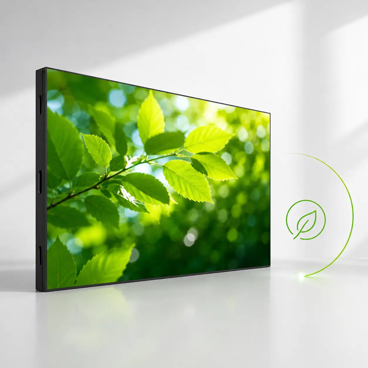 Energy efficient fine pitch LED display with eco-friendly design